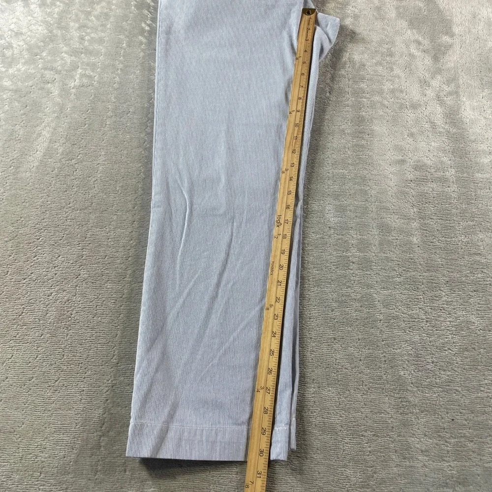 Polo Ralph Lauren Seersucker Chino Pants Men 38x30 Striped Beach Resort Vacation - Picture 6 of 10